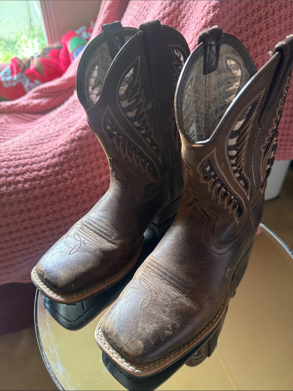 Ariat Brown Kids Western Cowboy Boots